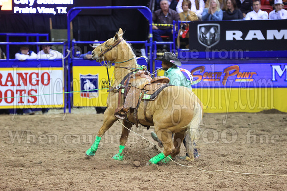 NFR RD Eight (3254) Tie Down Roping, Cory Solomon