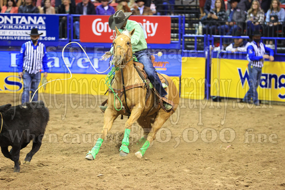 NFR RD Eight (3267) Tie Down Roping, Cory Solomon