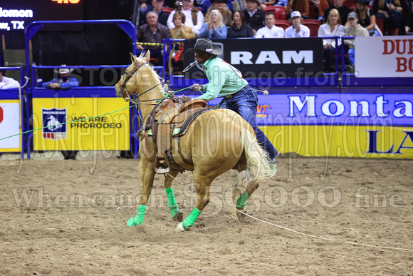 NFR RD Eight (3257) Tie Down Roping, Cory Solomon