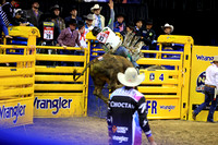 NFR RD ONE (5584) Bull Riding , Boudreaux Campbell, Space Unicorn, 4L and Diamond S