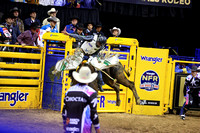 NFR RD ONE (5587) Bull Riding , Boudreaux Campbell, Space Unicorn, 4L and Diamond S