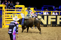 NFR RD ONE (5603) Bull Riding , Boudreaux Campbell, Space Unicorn, 4L and Diamond S