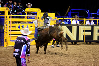 NFR RD ONE (5602) Bull Riding , Boudreaux Campbell, Space Unicorn, 4L and Diamond S