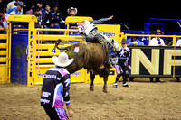 NFR RD ONE (5600) Bull Riding , Boudreaux Campbell, Space Unicorn, 4L and Diamond S