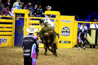 NFR RD ONE (5592) Bull Riding , Boudreaux Campbell, Space Unicorn, 4L and Diamond S