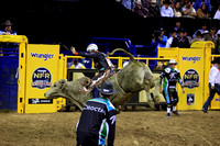 NFR RD Two (4083) Bull Riding , Shane Proctor, Big Poisen, Cowtown