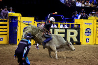 NFR RD Two (4078) Bull Riding , Shane Proctor, Big Poisen, Cowtown