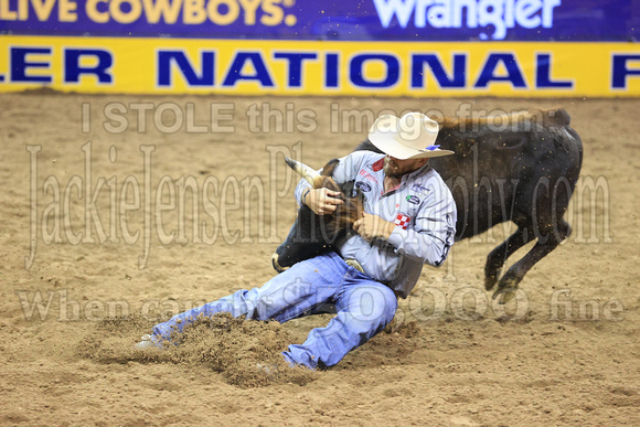 NFR RD Eight (963) Steer Wrestling, Jacob Talley