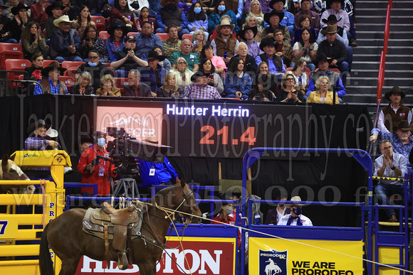 NFR RD Three (2981) Tie Down Roping , Hunter Herrin