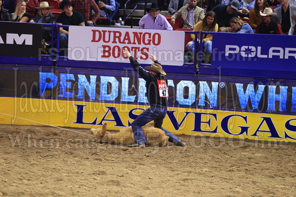 NFR RD Three (2984) Tie Down Roping , Hunter Herrin