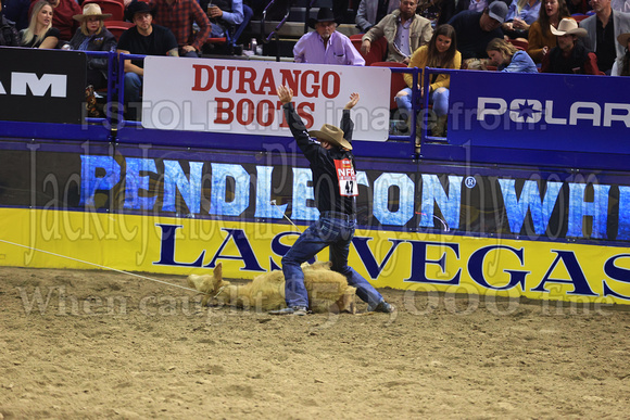 NFR RD Three (2983) Tie Down Roping , Hunter Herrin