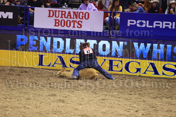 NFR RD Three (2989) Tie Down Roping , Hunter Herrin