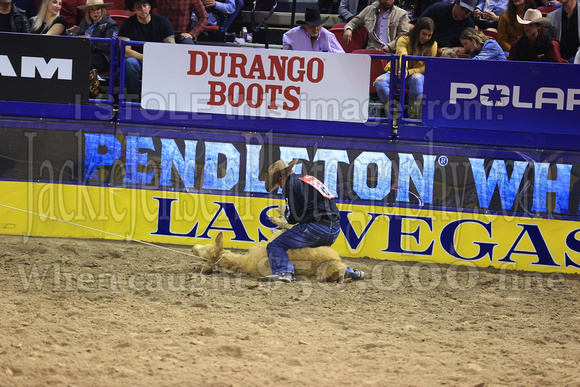 NFR RD Three (2986) Tie Down Roping , Hunter Herrin