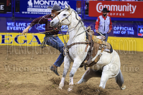 NFR RD Two (2919) Tie Down Roping , Tuf Cooper