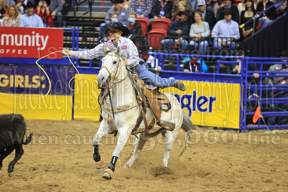 NFR RD ONE (3970) Tie Down Roping, Tuf Cooper