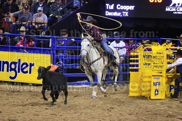NFR RD Two (2930) Tie Down Roping , Tuf Cooper