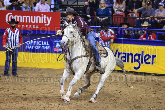 NFR RD Two (2926) Tie Down Roping , Tuf Cooper