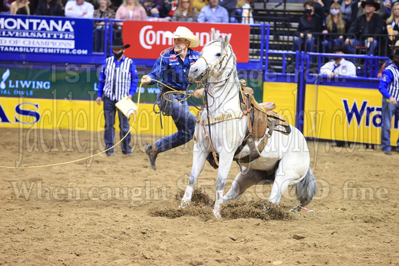 NFR RD Three (2760) Tie Down Roping , Tuf Cooper