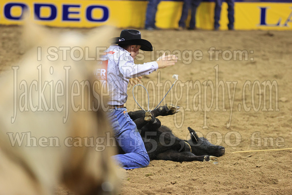 NFR RD ONE (3985) Tie Down Roping, Tuf Cooper