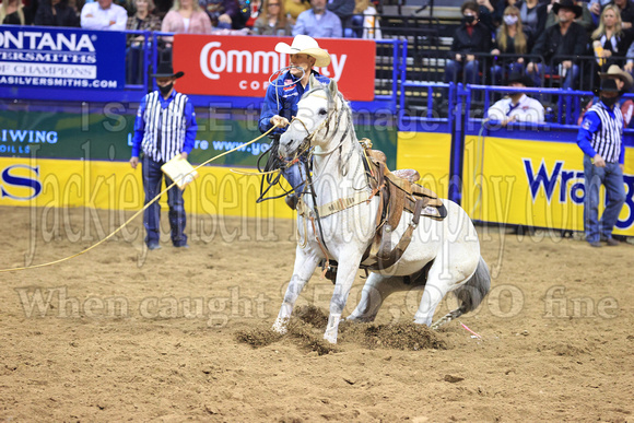 NFR RD Three (2761) Tie Down Roping , Tuf Cooper