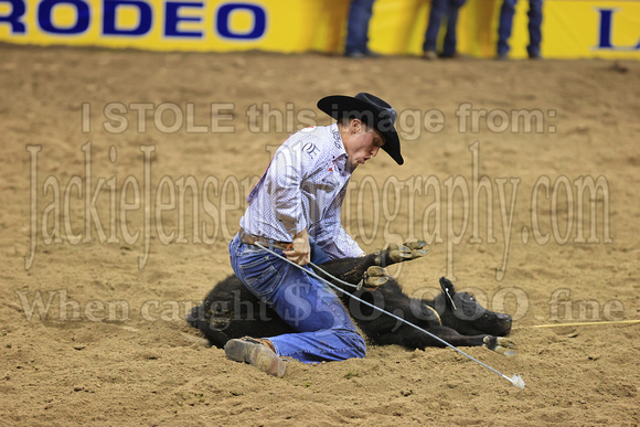 NFR RD ONE (3981) Tie Down Roping, Tuf Cooper