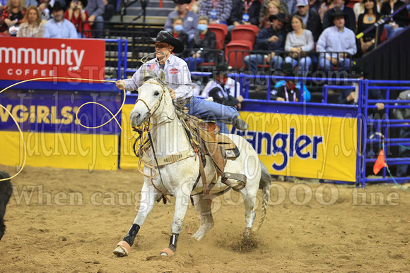 NFR RD ONE (3971) Tie Down Roping, Tuf Cooper