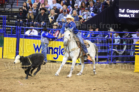 NFR RD Three (2765) Tie Down Roping , Tuf Cooper