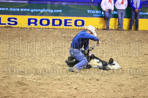 NFR RD Three (2757) Tie Down Roping , Tuf Cooper