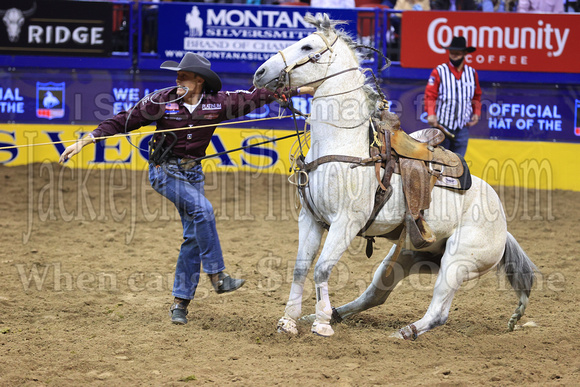 NFR RD Two (2917) Tie Down Roping , Tuf Cooper