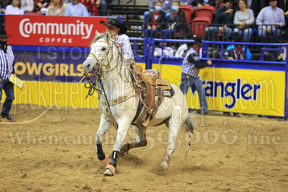 NFR RD ONE (3974) Tie Down Roping, Tuf Cooper