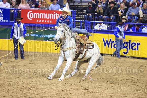 NFR RD Three (2763) Tie Down Roping , Tuf Cooper