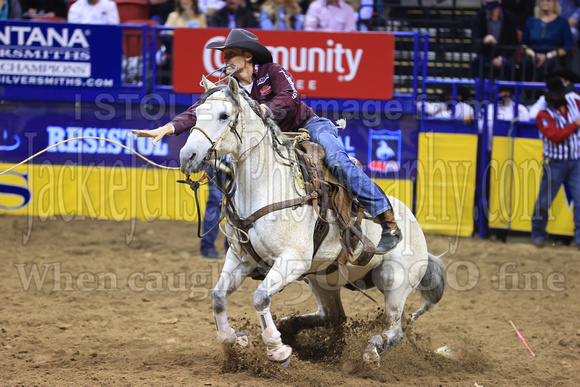NFR RD Two (2924) Tie Down Roping , Tuf Cooper