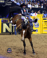NFR RD Two (903) Bareback Riding , Cole Reiner, Ankle Biter, Rafter G web