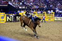 NFR RD Two (901) Bareback Riding , Cole Reiner, Ankle Biter, Rafter G