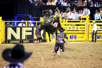 Round 2 Bull Riding (1393)  Reid Oftedahl, Under the Influence, Rafther H