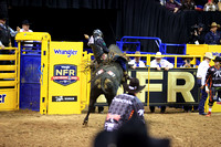 Round 2 Bull Riding (1404)  Reid Oftedahl, Under the Influence, Rafther H