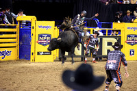 Round 2 Bull Riding (1397)  Reid Oftedahl, Under the Influence, Rafther H