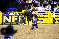 Round 2 Bull Riding (1392)  Reid Oftedahl, Under the Influence, Rafther H