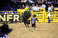 Round 2 Bull Riding (1389)  Reid Oftedahl, Under the Influence, Rafther H