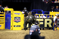 Round 2 Bull Riding (1403)  Reid Oftedahl, Under the Influence, Rafther H