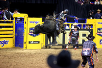 Round 2 Bull Riding (1399)  Reid Oftedahl, Under the Influence, Rafther H