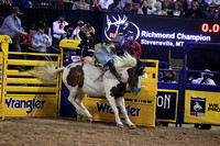 NFR RD ONE (1228) Bareback, Richmond Champion, Freckled Frog, Pickett