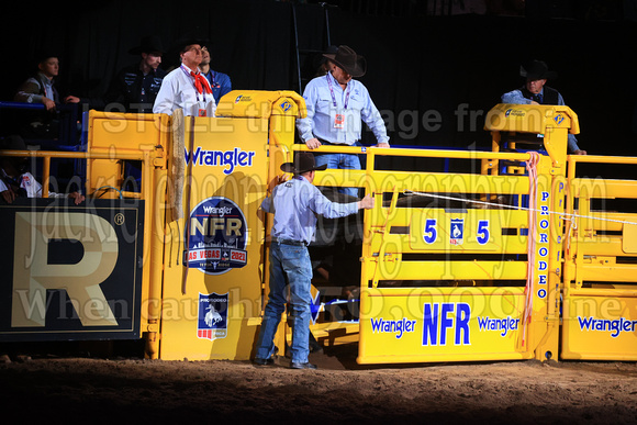NFR RD Three (2503) Bull of the Year, Chiseled, Powder River