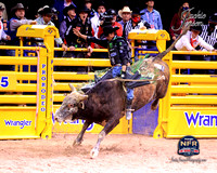 NFR RD ONE (6226) Bull Riding , JB Mauney, Cocktail Diarrhea, Painted Poney Championship, Winner web