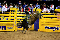 NFR RD ONE (6220) Bull Riding , JB Mauney, Cocktail Diarrhea, Painted Poney Championship, Winner