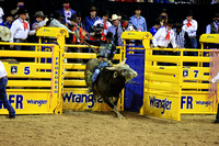 NFR RD ONE (6218) Bull Riding , JB Mauney, Cocktail Diarrhea, Painted Poney Championship, Winner