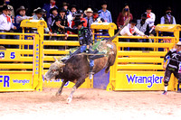 NFR RD ONE (6226) Bull Riding , JB Mauney, Cocktail Diarrhea, Painted Poney Championship, Winner