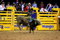 NFR RD ONE (6225) Bull Riding , JB Mauney, Cocktail Diarrhea, Painted Poney Championship, Winner