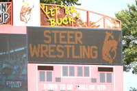 Pendleton Steer Wrestling Friday