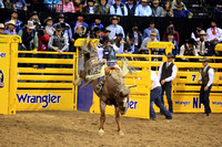 NFR RD ONE (2953) Saddle Bronc , Sage Newman, Rodeo Drive, Harper and Morgan